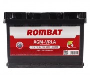 Rombat AGM Black 6СТ-70Ah 720 R