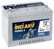 Inci Aku Formula Asia 72 Ah 600 A 1/1 L+