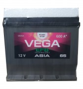 Vega  EFB JIS 6СТ- 65Ah  600A R